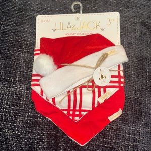 NWT! Holiday Hat and Bib Collection